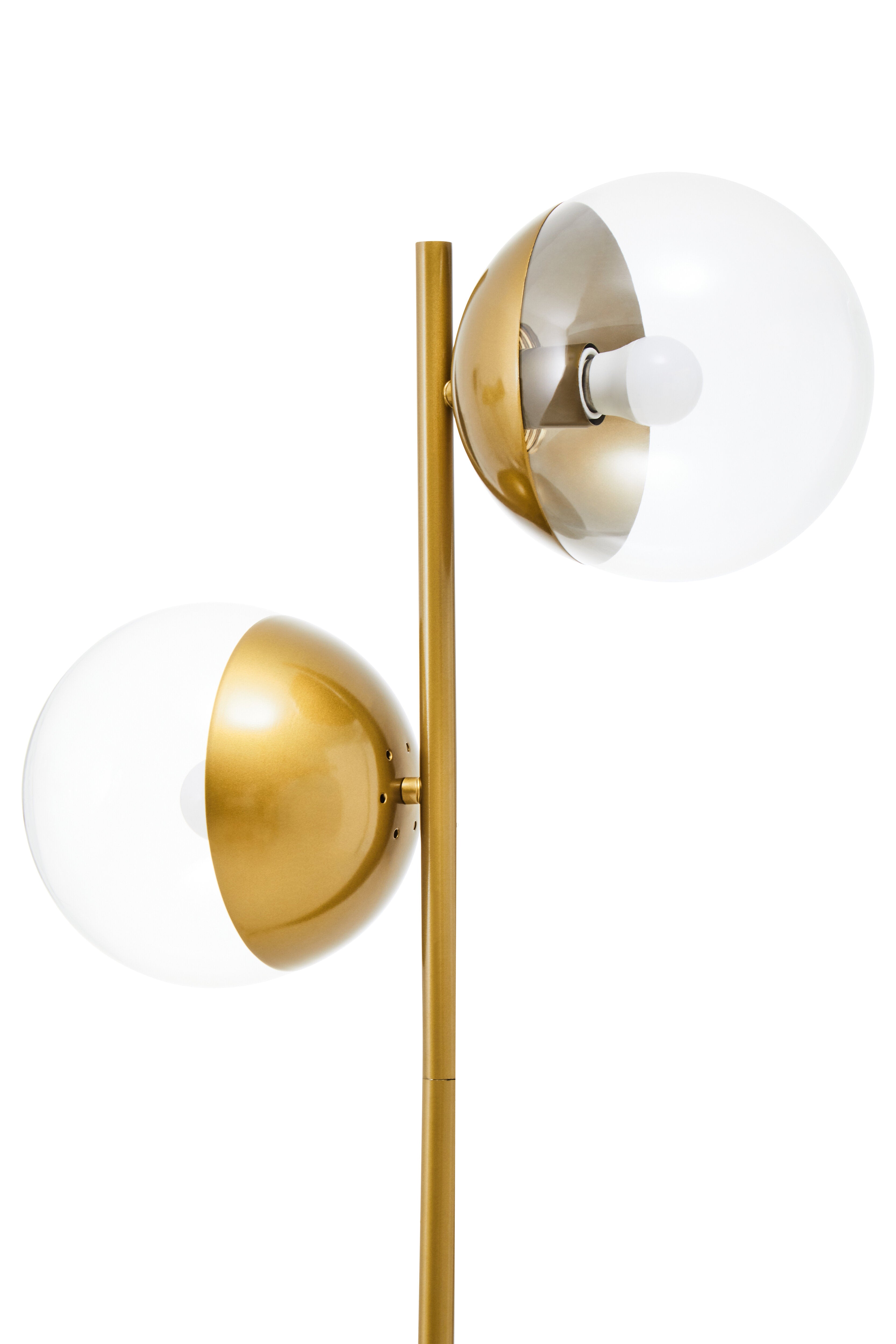 Kidston 2 Bulb Gold Finish Metal Floor Lamp